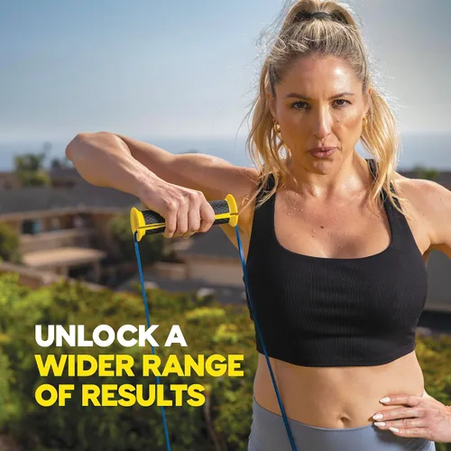 Vista 6 de Kit de entrenamiento TRX Bandit, juego de bandas de resistencia para entrenamiento en casa con bandas de resistencia para entrenamiento de fuerza