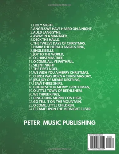 Vista 2 de Christmas Piano Book Level 1 Classical Carols for Beginners, Simple Sheet Music for Holiday Songs, Learn-to-Play Piano, Includes Basic Chords Table