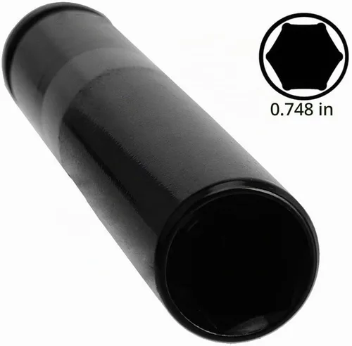 Vista 4 de Enchufe de impacto de 0.748 in, 1/2" con 6 puntos