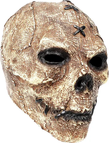 Vista 3 de Máscara de calavera de cabeza completa, disfraz de látex espeluznante