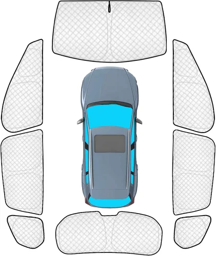 Vista 94 de KMF 6 piezas de parasoles gruesos para Mazda 3 Hatchback (No Sedán) 2014-2018 Accesorios, parasoles completos para parabrisas y ventanas de coche