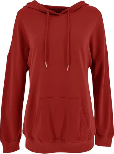 Vista 39 de Yuccalley Sudaderas con capucha y bolsillo de manga larga para mujer