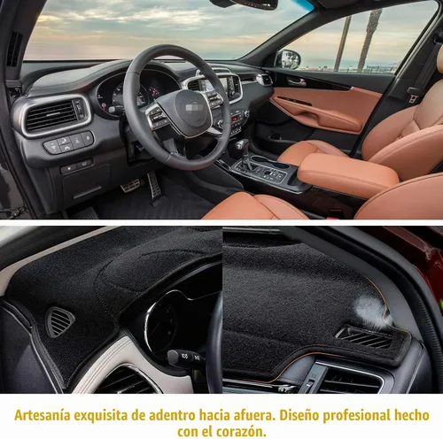 Vista 5 de Alfombrilla para salpicadero, ajustable, no deslizante, personalizada, compatible con Kia Sorento 2016 2017 2018 2019 2020 Protector para el sol