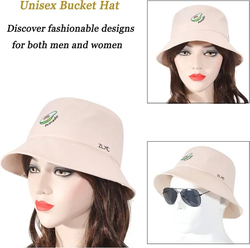 Vista 325 de ZLYC Gorra de pescador bordada de moda unisex para hombres y mujeres