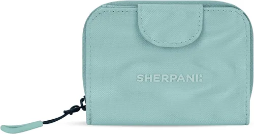 Vista 11 de Sherpani Barcelona, pequeña cartera de nailon bifold con bolsillo con cremallera para mujer, bolsa de viaje, protección RFID Chromatic