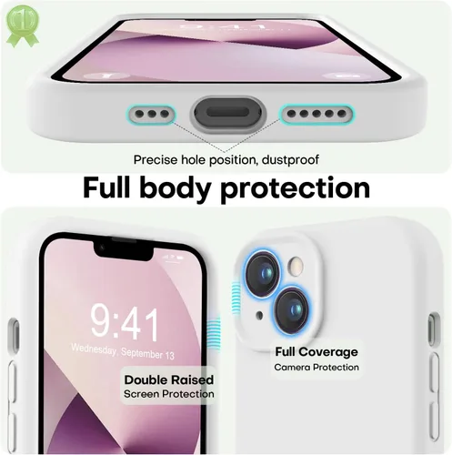 Vista 458 de LOVE 3000 Diseñada para Funda iPhone Air, Silicona Premium [Compatible con Magsafe][Forro de Microfibra Suave Anti-Rayones] Funda Protectora