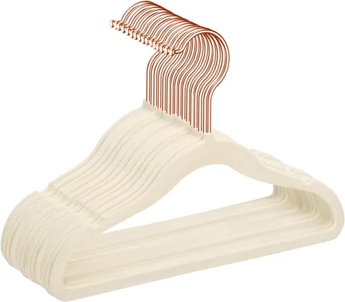 Vista 21 de MIZGI Perchas de terciopelo para bebé, perchas antideslizantes para niños y niños pequeños, perchas de 11.8 pulgadas para ropa de bebé, paquete