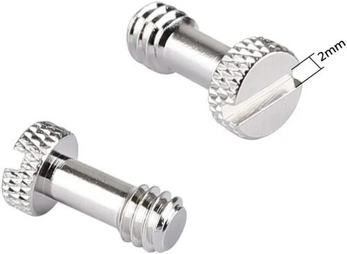 Vista 9 de Tornillo de cámara con 1/4"-20 y 3/8"-16 para placa de liberación rápida de la cámara (4 piezas)