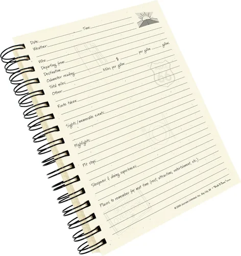 Vista 4 de Write it Down Series by Journals Unlimited, Guided Journal, Adventures, My Road Trip Journal, tamaño completo de 7.5 x 9 pulgadas, tapa dura