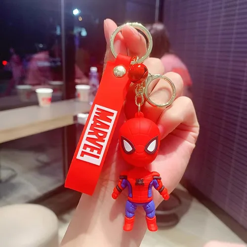 Vista 2 de Iron ManAvengers - Llavero de peltre con logotipo de ManAvengers, llavero para hombre con anillos de metal de aleación desmontables