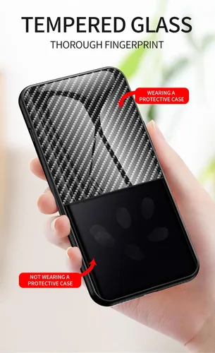 Vista 7 de Funda para teléfono compatible con Google Pixel 1 XL, anticaída 2 en 1 (panel trasero de cristal de PC+TPU), color negro