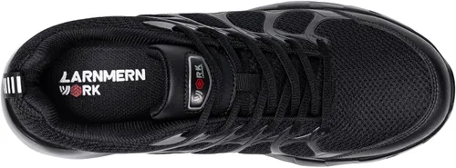 Vista 3 de LARNMERN Zapatos de punta de acero para hombres zapatos de seguridad ligeros de trabajo con cojín de aire de construcción Zapatos Punta de Acero
