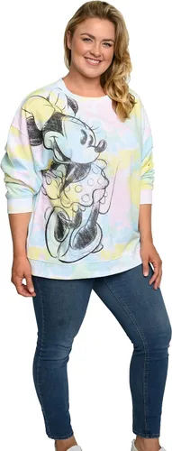 Vista 4 de Disney Sudadera de Minnie Mouse para mujer talla grande ligera de forro polar