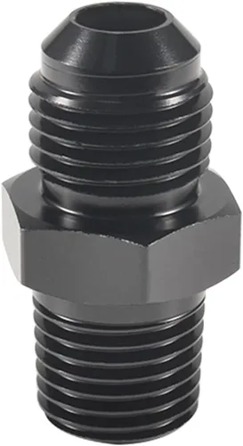 Vista 15 de Adaptador de tubería macho 4AN a NPT de 1/4 pulgadas, adaptador recto de aluminio de 4AN a 1/4 de pulgada NPT para accesorios de sistema