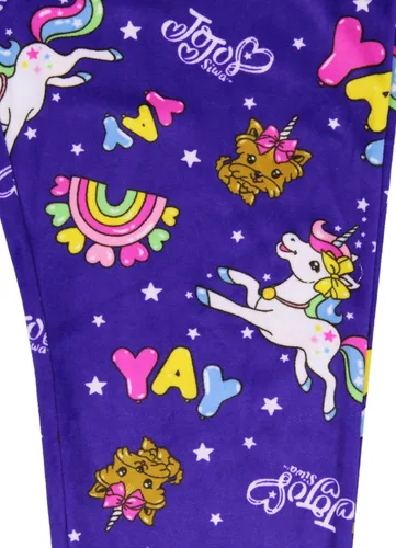 Vista 6 de Nickelodeon JoJo Siwa - Conjunto de pijama de 2 piezas para niña con diseño de lazo y lazo