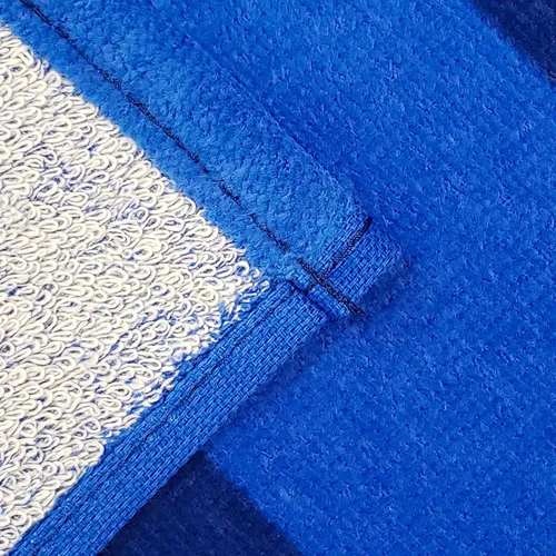 Vista 2 de Toalla de playa con bandera estadounidense de tiburón, 30 x 60 pulgadas, 100% algodón (bandera de EE. UU.)
