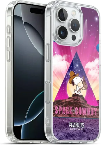 Vista 138 de Head Case Designs Funda de gel con licencia oficial de Peanuts Nebula Cactus Needles Snoopy Space Cowboy [protección de grado militar] compatible