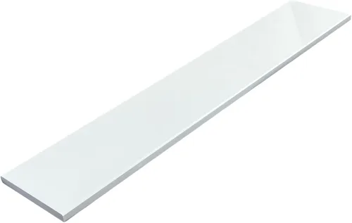 Vista 7 de Umbral de Mármol Artificial Súper Blanco para Bordillo de Ducha, Protector contra Salpicaduras de Tocador de Baño, Alféizar de Ventana, Transiciones