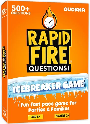 Vista 12 de QUOKKA Juego de tarjetas de conversación familiar – Juego de romper el hielo para niños y familias – Tarjetas rompehielos con más de 500 preguntas