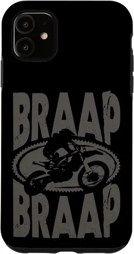 Vista 5 de Carcasa para iPhone 14 Braap Braap Motocross Motocross Dirtbike Biker