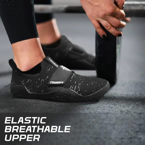 Vista 3 de TAVIEW Deadlift Shoes-Weightlifting Shoes - Non-Slip Squat Shoes for Powerlifting, Deadlifting, Weight Training - Fitness Gym Shoes for Crossfit