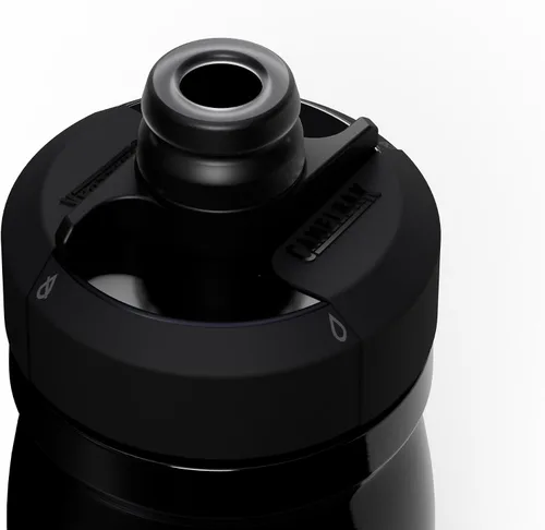 Vista 3 de CamelBak Podium - Botella de agua para bicicleta de acero inoxidable con aislamiento de acero, retención de frío para ciclismo, 12 onzas, color negro