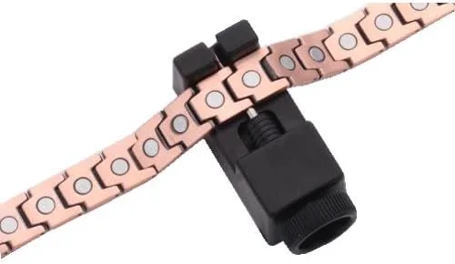 Vista 3 de Pulsera magnética EBUTY para mujer con circonita cúbica brillante