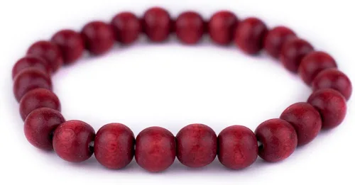 Vista 6 de Pulsera de cuentas de madera