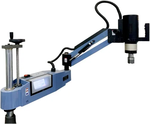 Vista 12 de Stock de EE. UU. M3-M16 Máquina de Roscado Eléctrica Brazo de Roscado Universal de 360 Grados Incluye 9 Pinzas ANSI