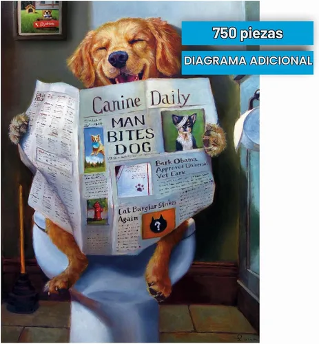 Vista 6 de Buffalo Games - Dog Gone Funny - Rompecabezas de 750 piezas, multicolor, 23.6 in de largo x 17.7 in de ancho