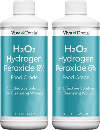 Vista 3 de Viva Doria Peróxido de hidrógeno 6 por ciento, 20 volúmenes, grado alimenticio, 16 onzas líquidas