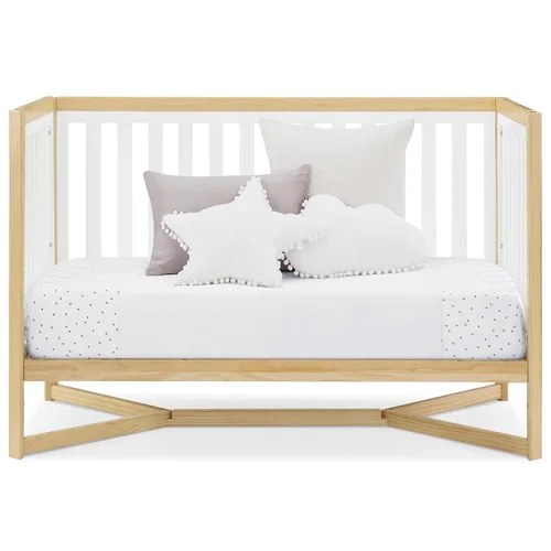Vista 4 de Delta Children Tribeca - Cuna convertible 4 en 1, color blanco bianca/natural