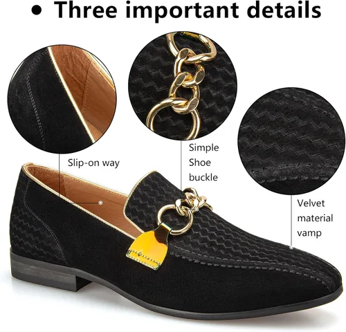 Vista 2 de Meijiana Mocasines ligeros para hombre, mocasines de vestir elegantes, transpirables, con borlas