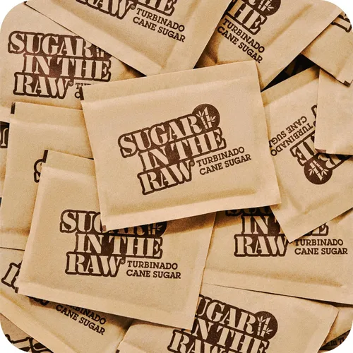 Vista 3 de Sugar In The Raw Turbinado Cane Sugar 2-Pack (25 paquetes individuales por caja), 4 oz Ea