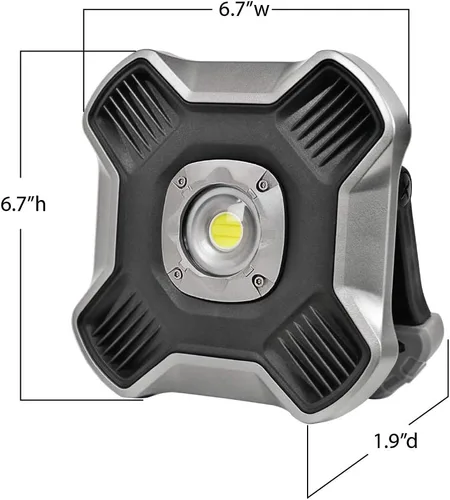 Vista 5 de Feit Electric WORK2000 - Luz de trabajo LED portátil recargable ultra brillante de 2000 lúmenes