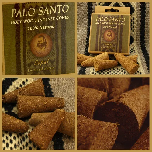Vista 3 de Prabhuji's Gifts Palo Santo Copal - Incienso de madera santa natural hecha a mano, 6