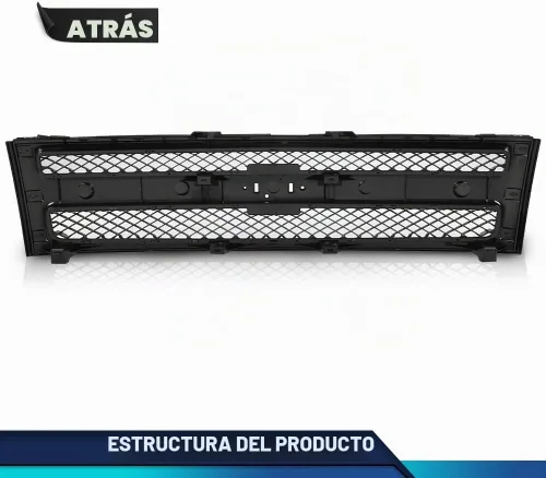 Vista 4 de PIT66 Parrilla delantera compatible con Chevy Silverado 1500 LS LT LTZ WT 2007-2013 /Silverado 1500 Hybrid 2009-2013/Silverado 1500 XFE 2010-2013