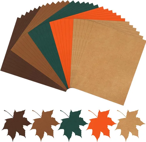 Vista 11 de JULBEAR 30 hojas de cartulina de colores del día de San Patricio 5 colores 180 g/m² 8.5x11 pulgadas, cartulina verde surtida para tarjetas DIY