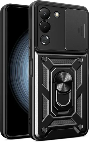 Vista 40 de Compatible con Tecno Camon 18P Bracket Shell, Slide Camera Lens Cover Case Azul