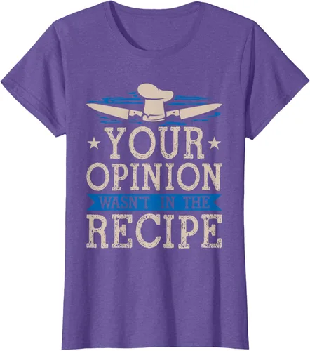 Vista 22 de Cooking Your Opinion Wasnot In The Recipe Chef Cook Baker - Camiseta, Negro, S