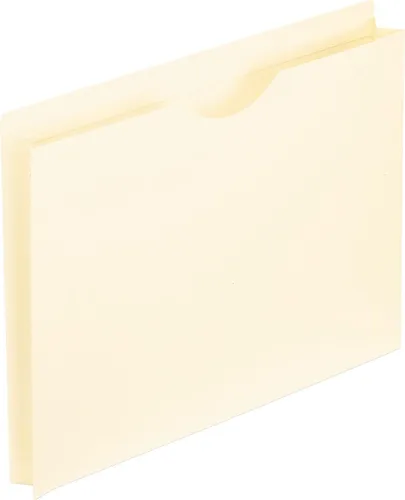 Vista 2 de Pendaflex Estuches para Archivos, Tamaño Carta, Manila, Pestañas de Corte Recto Reforzadas con Corte para Pulgar, 50 por Caja (22150)