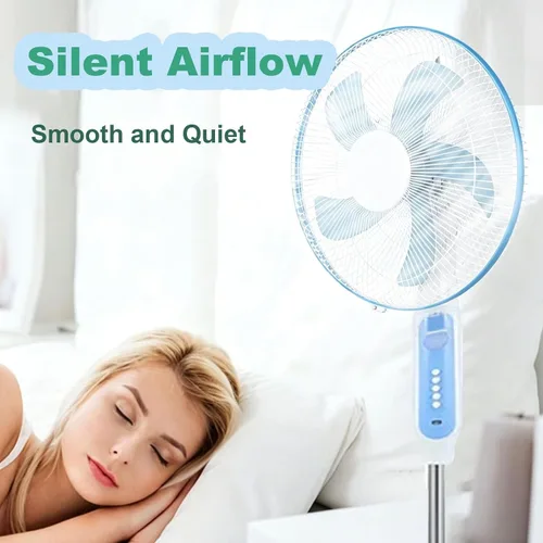 Vista 4 de Ventilador con carga solar de alta potencia, ventilador