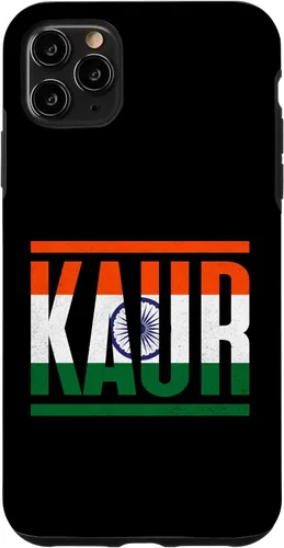 Vista 11 de Funda para iPhone 15 Kaur con apellido familiar y orgullo de la bandera de la India