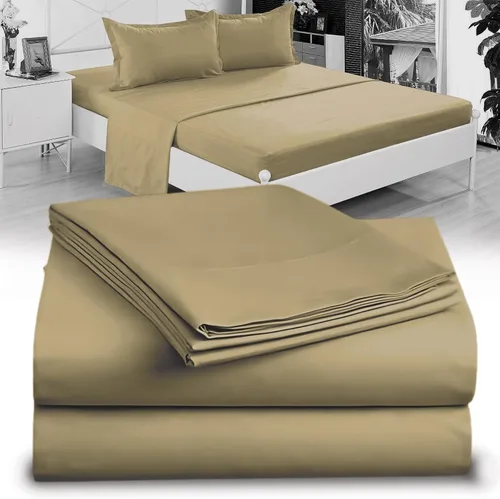 Vista 17 de Juego de Sábanas Twin - Sábanas de Cama Twin de Microfibra Ultra-Suave 1800 - Doble Cepillado - Bolsillos Profundos - Ajuste Fácil - Sin Arrugas Gris