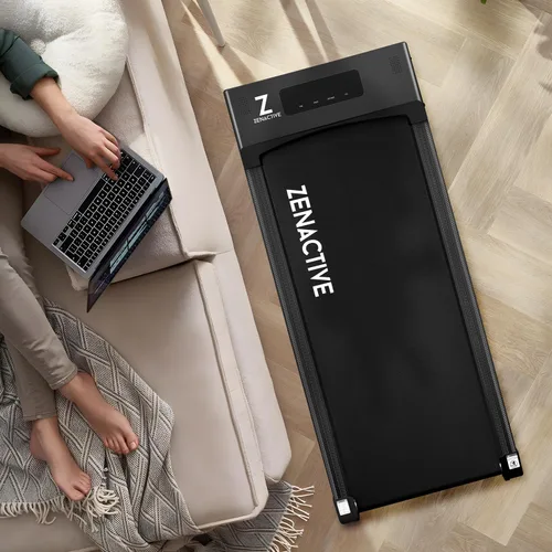 Vista 9 de TOUSAINS Walking Pad Treadmill for Home, Under Desk Treadmill, Portable Compact Walking Pad for Small Spaces, Quiet Electric Treadmill with Remote