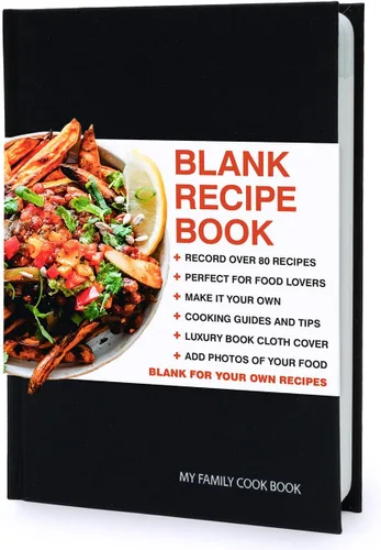 Vista 12 de Suck UK Diario de repostería – Cuaderno de recetas en blanco de tapa dura – Crea tu propio libro de cocina y diario de alimentos – Regalo ideal