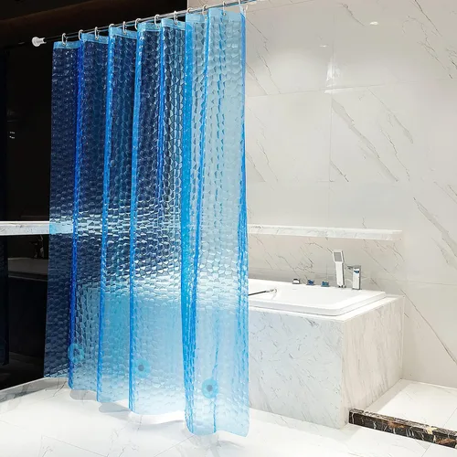 Vista 14 de Forro de cortina de ducha impermeable EVA 8G - Ganchos a prueba de óxido, imanes de servicio pesado - Mejora tu baño con durabilidad y elegancia