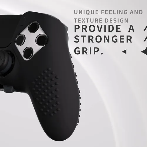 Vista 111 de PlayVital 3D Studded Edition Anti-Slip Silicone Cover Case for ps5 Edge Controller, Soft Rubber Protector Skin for ps5 Edge Wireless Controller with