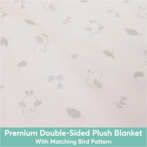 Vista 4 de GUND Baby Patito de Apego Suavemente Sostenible, Manta de Felpa de Animal de Peluche Hecha de Materiales 100% Reciclados, para Bebés y Recién