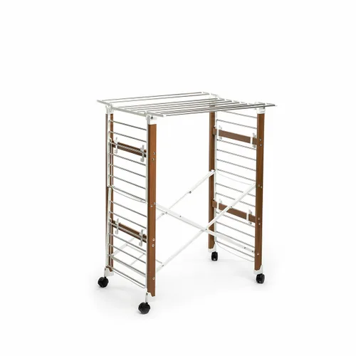 Vista 11 de Tendedero Plegable Vertical con Ruedas Dreeyl InnovaGoods 38 Barras